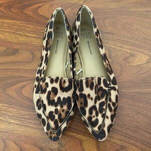 Time and Tru Brown Leopard Loafers